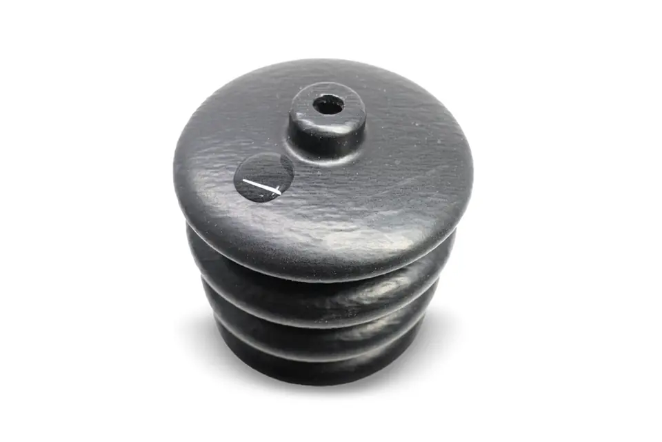 The same TPU bellows after PostPro vapor smoothing, with a smooth, sealed surface