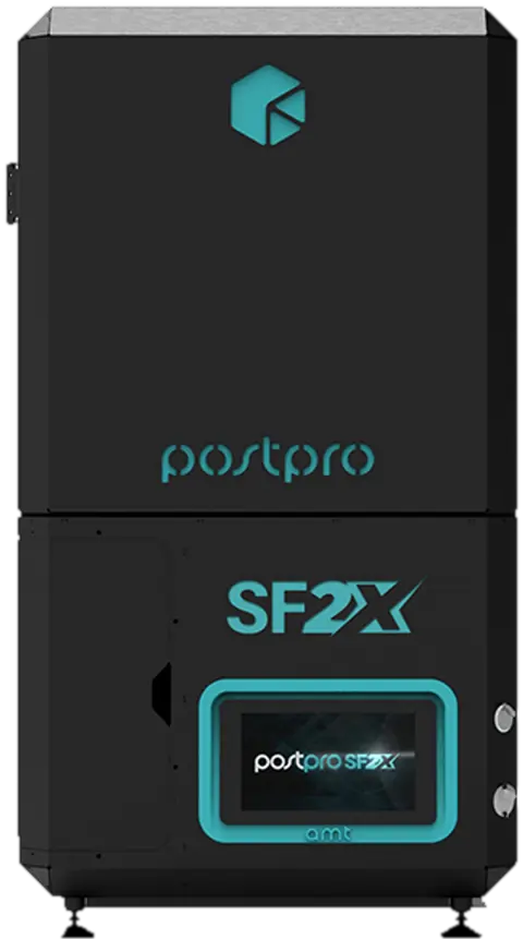 PostPro SF2X desktop vapor smoothing system, front view