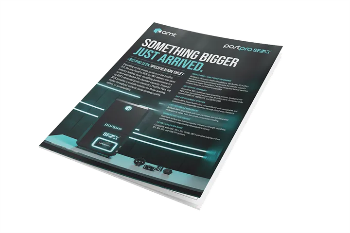 Cover of the PostPro SF2X specification sheet